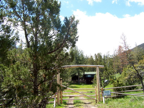Front of cabin