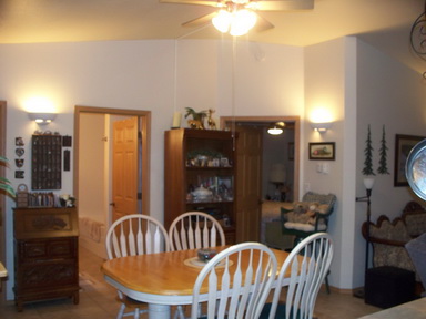 Dining room view