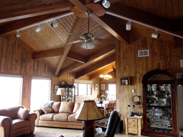 Vaulted ceiling